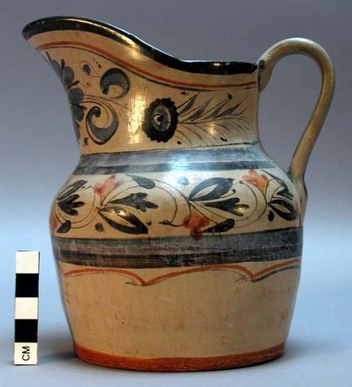 Pottery pitcher