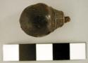 Copper bell, animal head