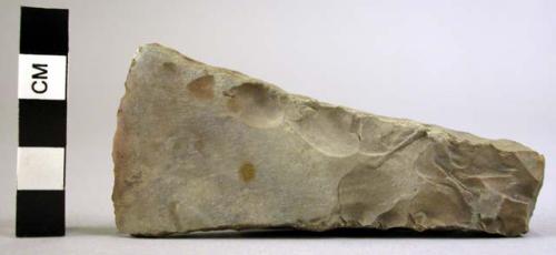 Polished flint axe ("wedge")