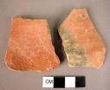 2 red ware sherds (Malpasso Chiusazza Style=Piano Quartara in Lipari)