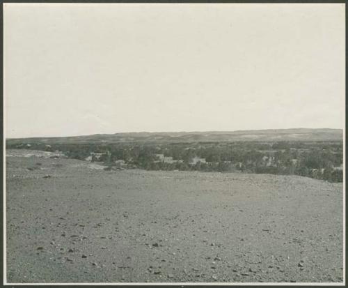 Desert landscape (print is a cropped image)