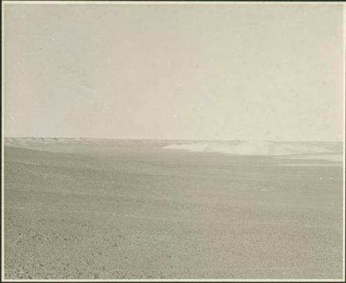 Landscape, dunes (print is a cropped image)