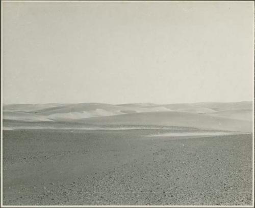 Landscape, dunes (print is a cropped image)