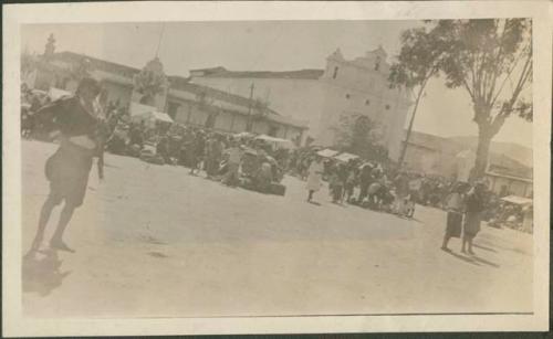 View of town, possibly Santo Tomas Chichicastenango