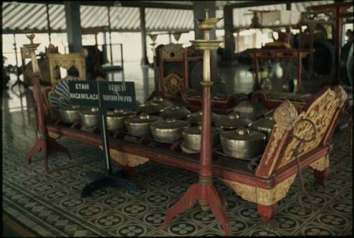 Gamelan sekati, Palace