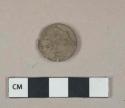 Copper alloy US penny, date illegible, heavily corroded