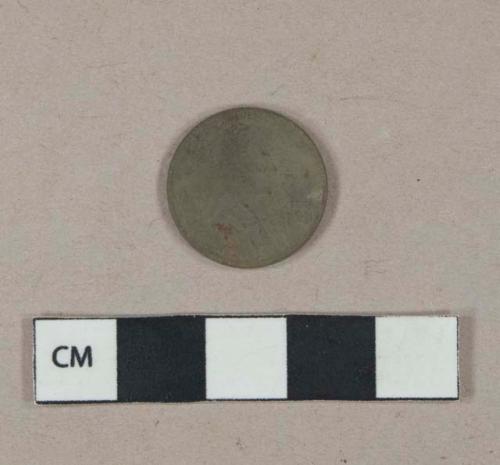 Cuprous alloy US penny, dated 1963