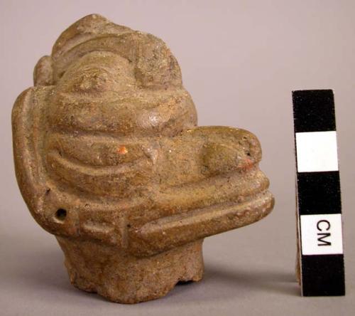 Clay figurine head (marbaruma, n.w.d.)