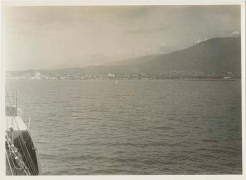 View of Port-au-Prince from the water