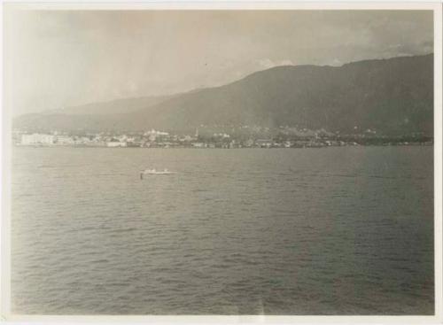 View of Port-au-Prince from the water