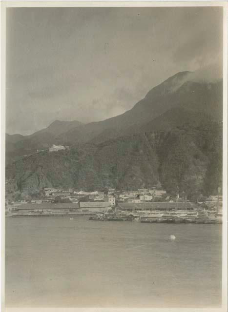 View of La Guaira from water