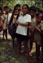 Children playing with instruments at Djatilan performance