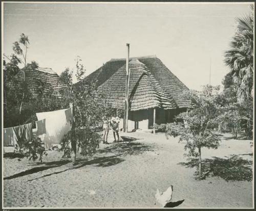 Huts (print is a cropped image)