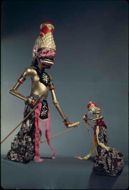 UCLA collection: Arimba and Djabang golek puppets