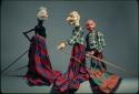 UCLA collection: Semar, Petruk and Bagong golek puppets