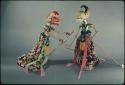 UCLA collection: Cakil and Ardjuna golek puppets