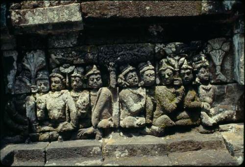 Borobudur, stone relief