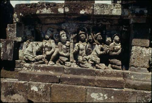 Borobudur, stone relief