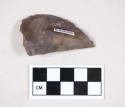 Chipped stone, flint uniface, possible point