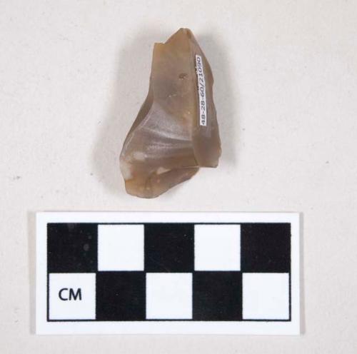 Chipped stone, flint angular chipping debris