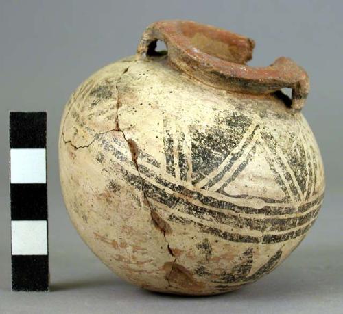 Small polychrome pottery bowl