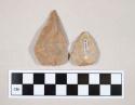 Chipped stone, flint edged tools, possible projectile points