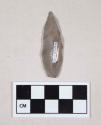 Chipped stone, flint uniface, possible point