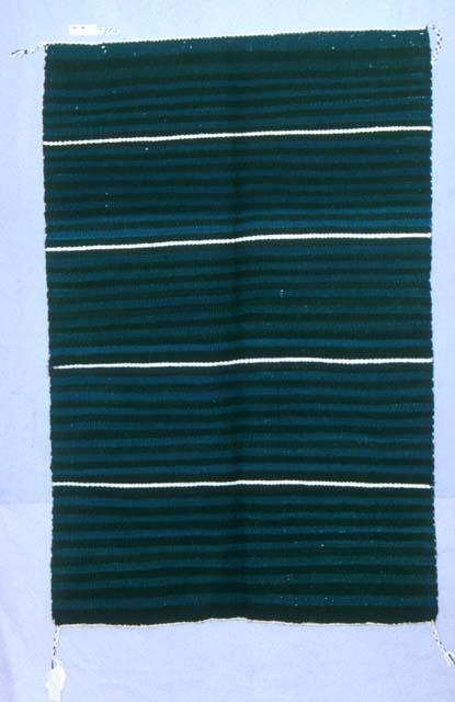 Banded blanket with Moqui stripes
