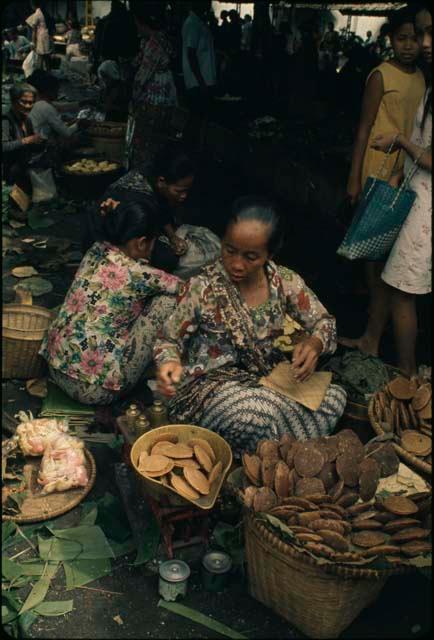 Vendor at market