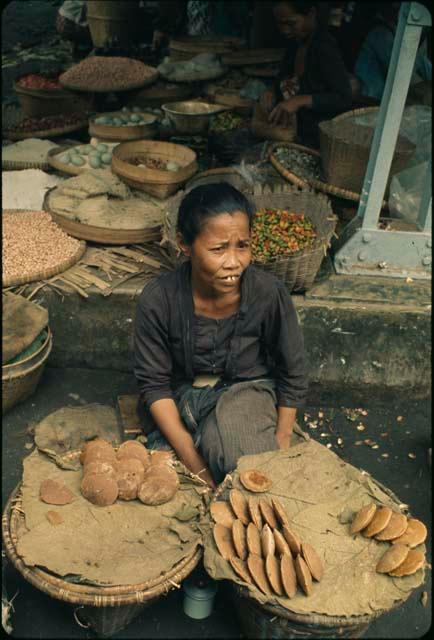 Vendor at market