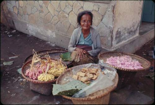 Vendor at market