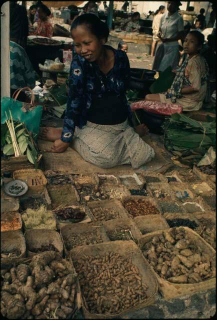 Vendor at market