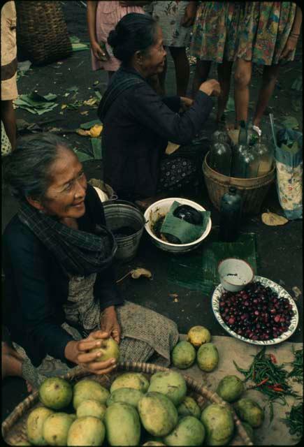 Vendor at market