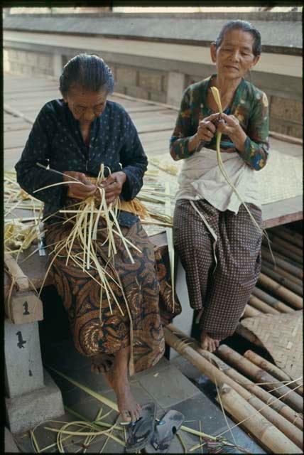 Preparations for religious ceremony