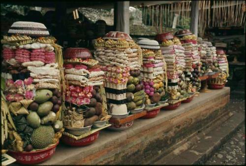 Sadjens, six month ceremony of Pura Dalem