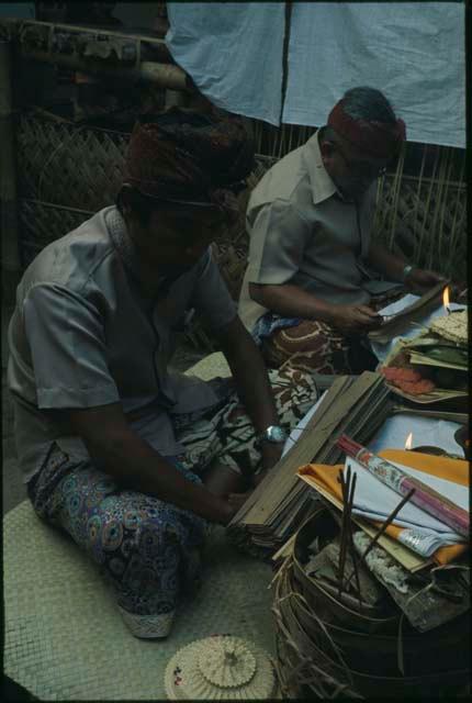 Reading loutar, Pengastian ceremony