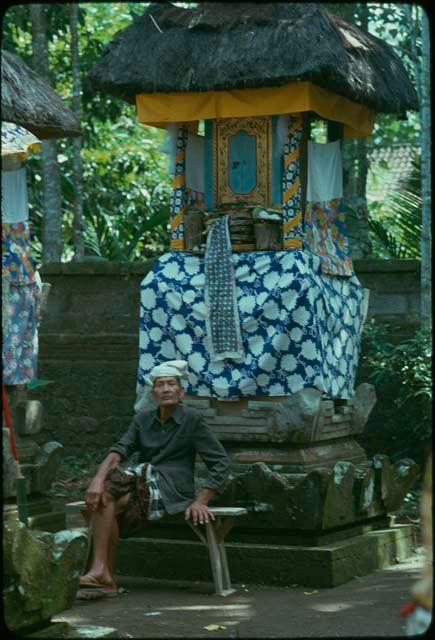 Decorated house temple