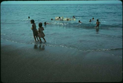 Swimming after Pengastian tower