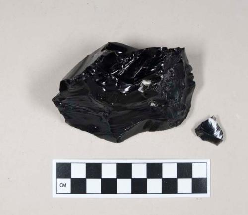 Chipped stone, obsidian, likely modern