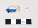 Blue transfer printed whiteware body sherds