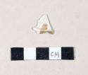 Undecorated pearlware base sherd