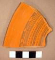 1 of 9 Aztec ware plate rimsherds