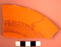 1 of 9 Aztec ware plate rimsherds