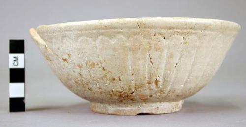 Light greenish cream bowl