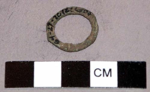 Ring or washer fragment - copper?