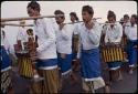 Marching musicians at Purnama