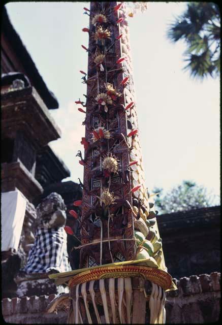 Sadjen, ceremony at Samantiga Temple