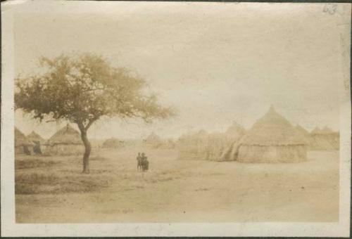 View of village huts