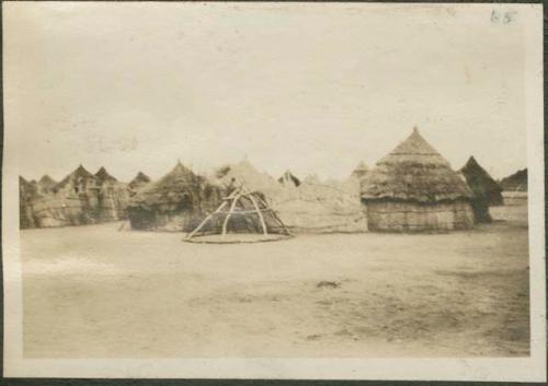 View of village huts