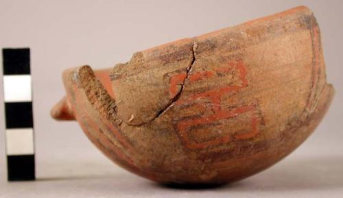 Earthen bowl, broken